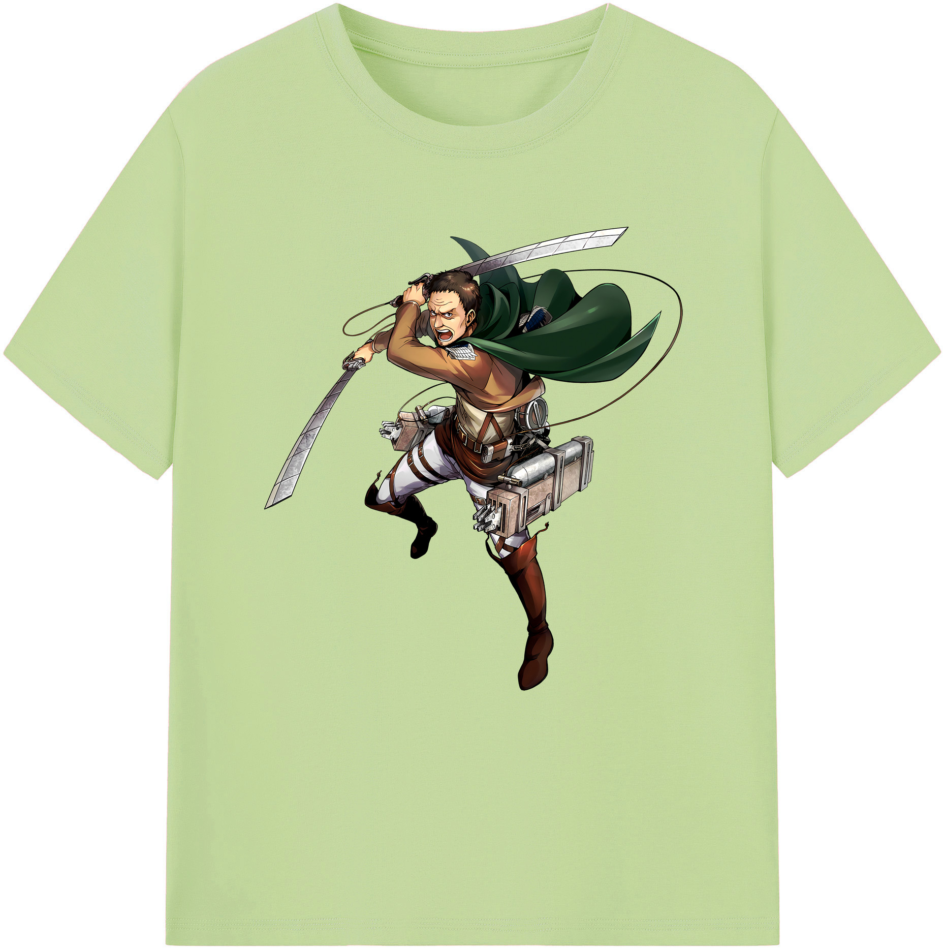 （画像用） 進撃の巨人 Attack on Titan 綿100％半袖Tシャツ（フロントプリント）